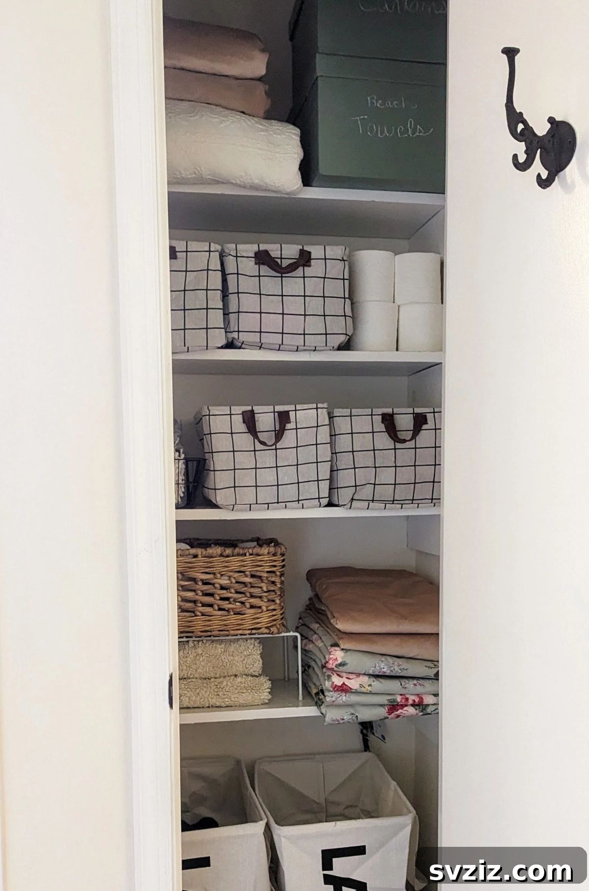Linen Closet Bins