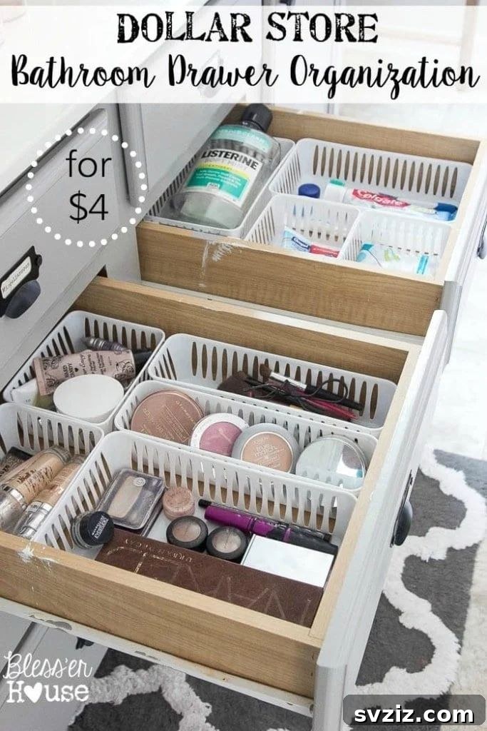 Bathroom Drawer Inserts