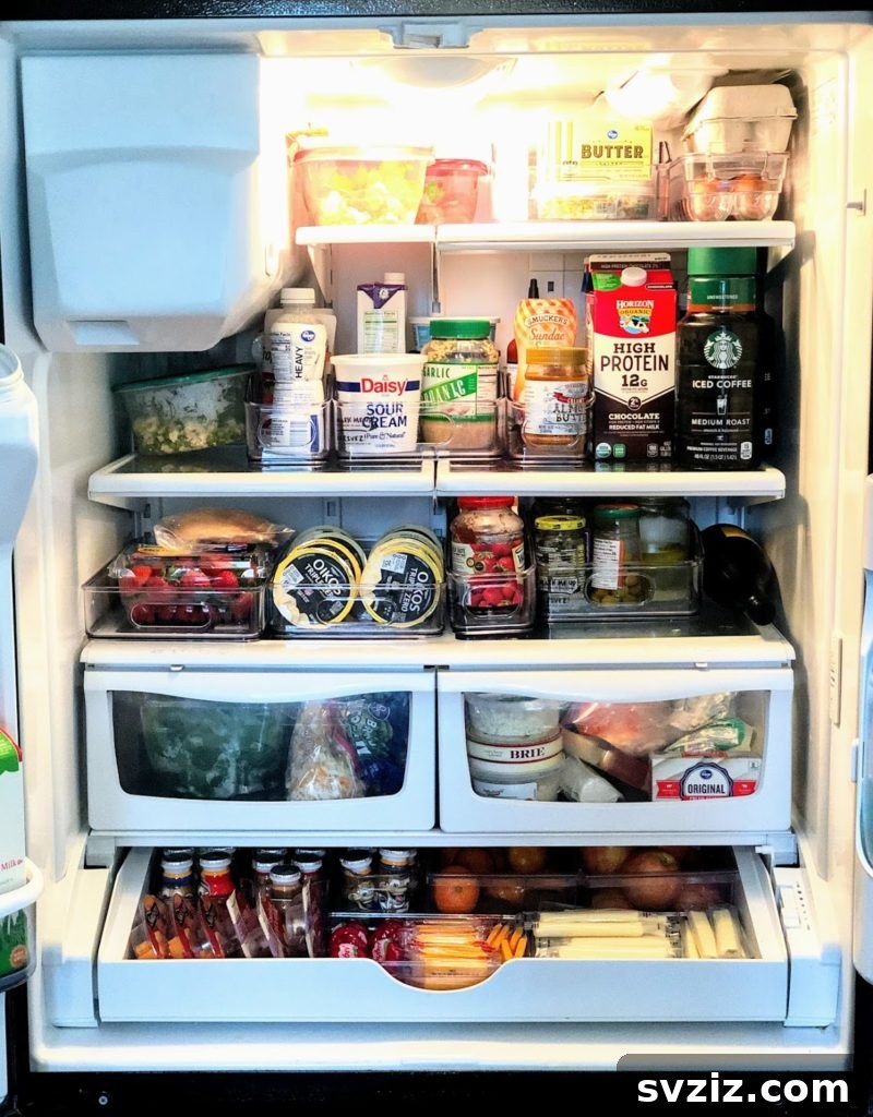 Fridge Snack Drawer