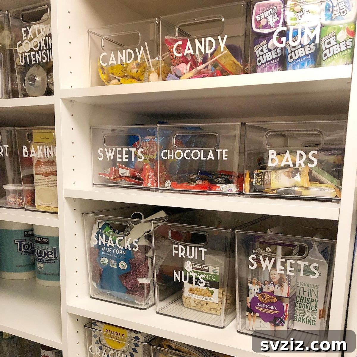Clear Pantry Bins