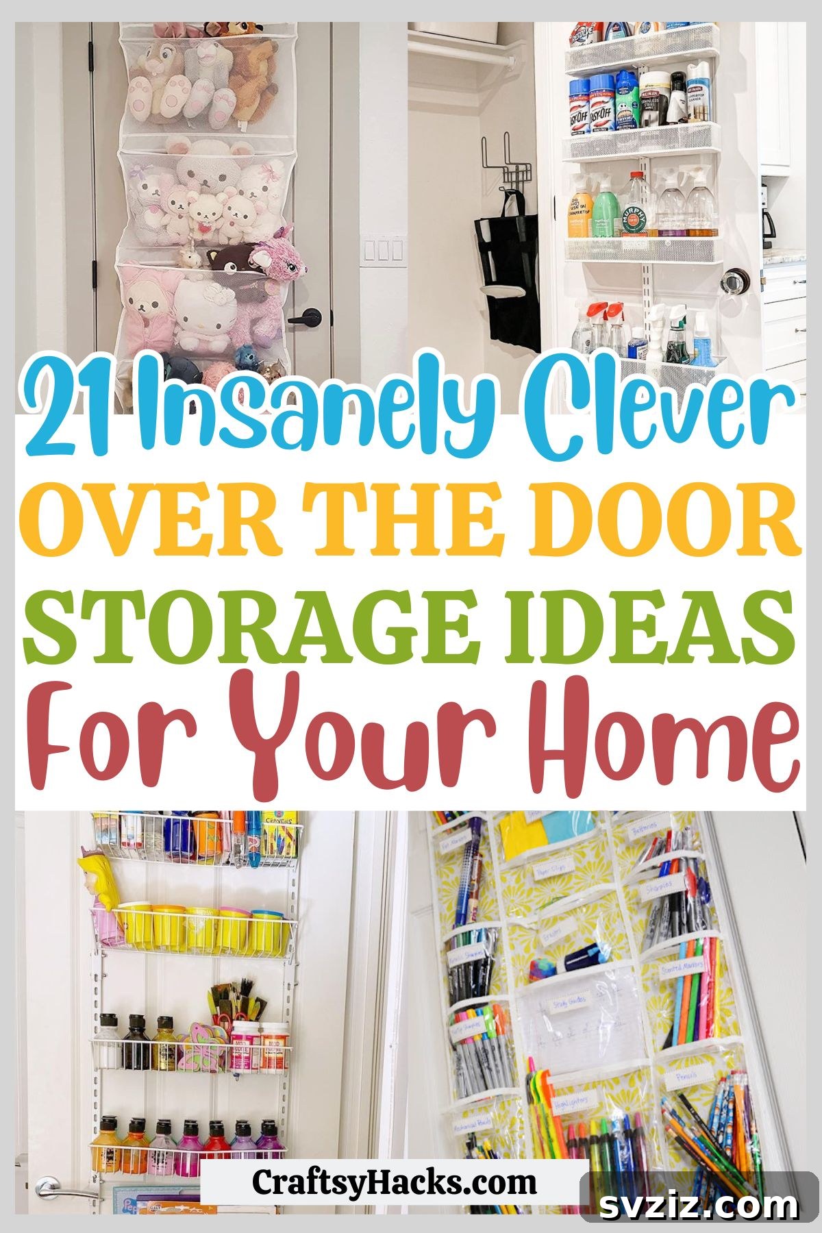 Over the Door Storage Ideas