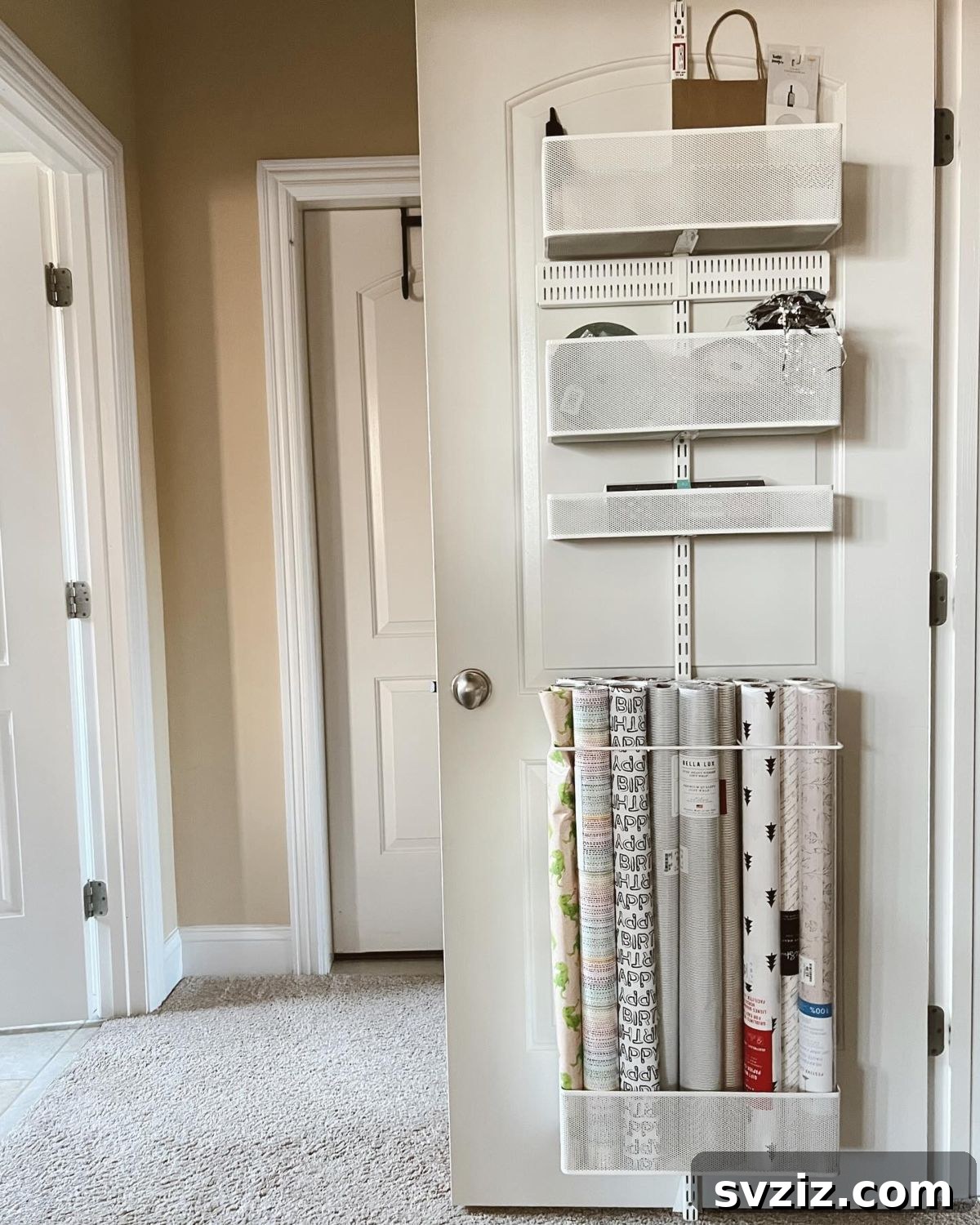 Gift Wrap Organization