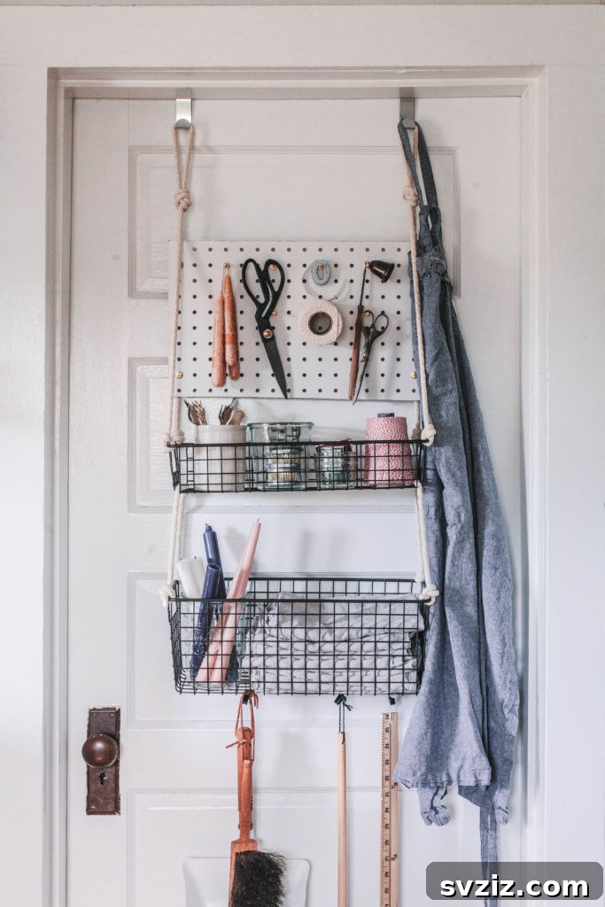 DIY Over-the-Door Storage