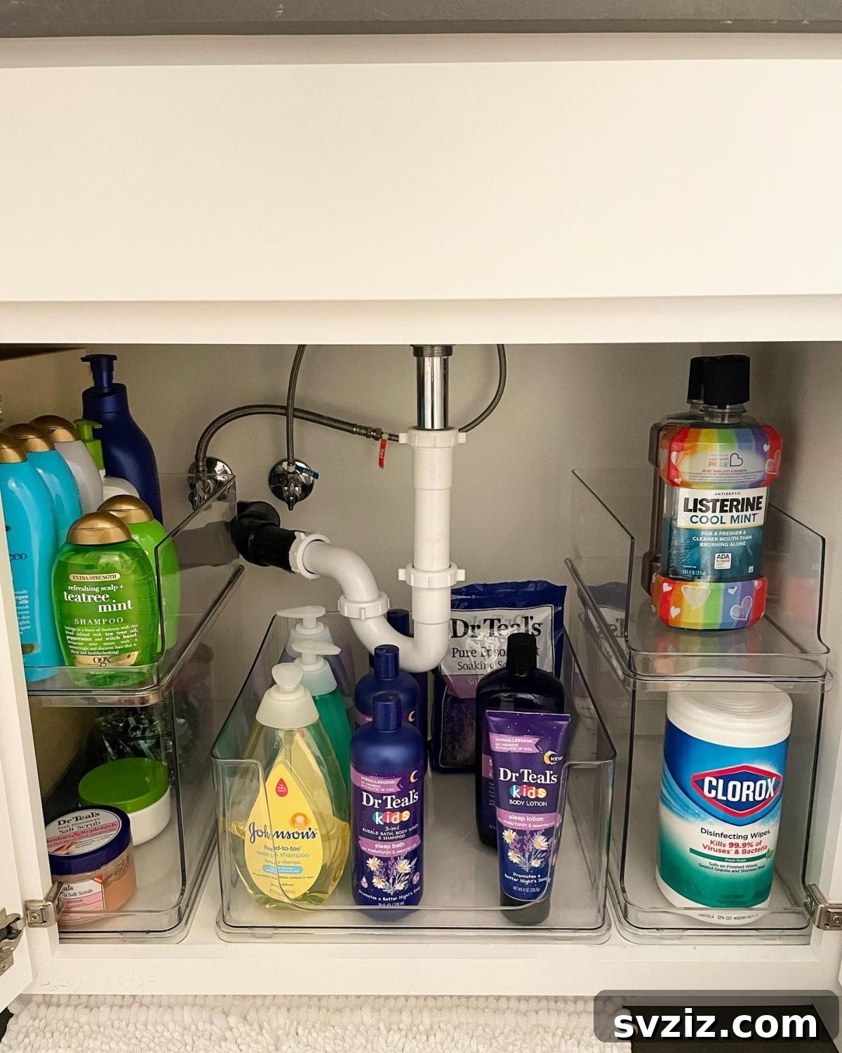Genius Ways to Maximize Your Under Bathroom Sink Space 20 Repurposed Shoe and Sweater Bins for creative bathroom storage