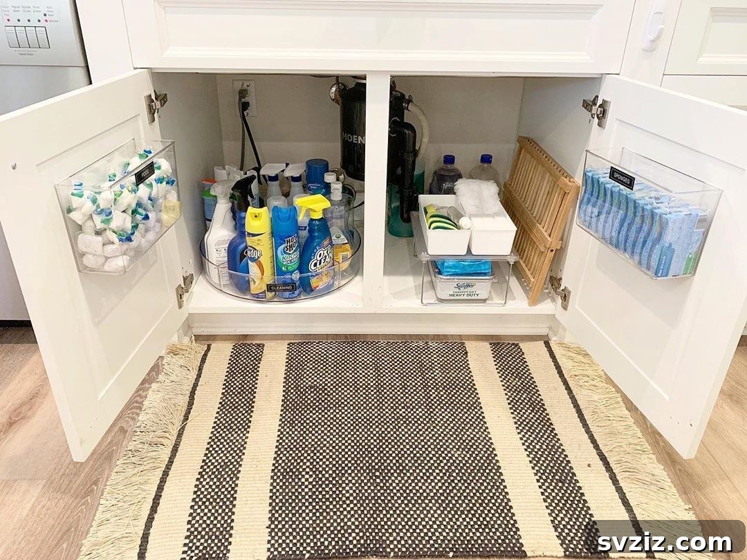 Genius Ways to Maximize Your Under Bathroom Sink Space 8 Bathroom Turntable Organizers for easy access