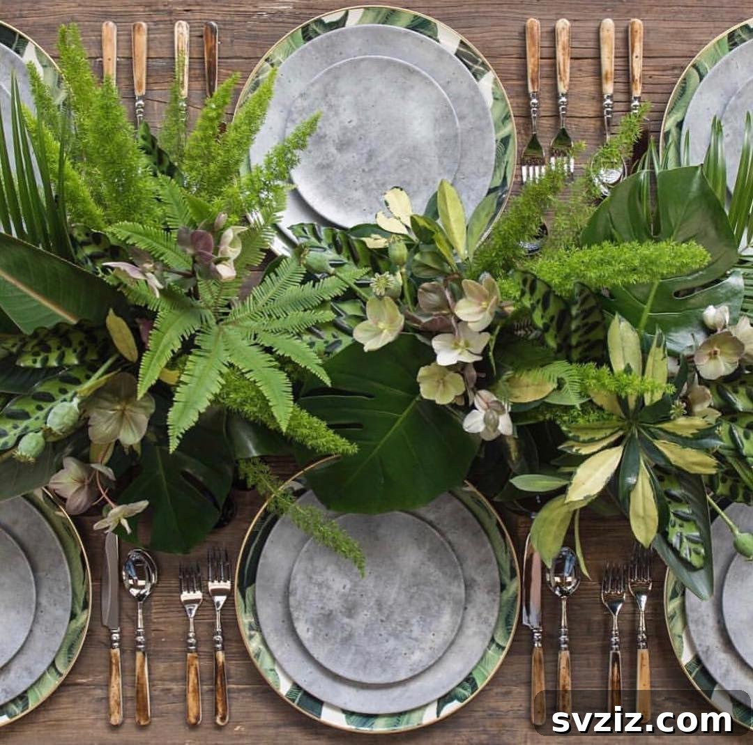 21 Breathtaking Boho Wedding Centerpiece Designs 12 Lush Jungle Boho Centerpieces with Vibrant Greenery