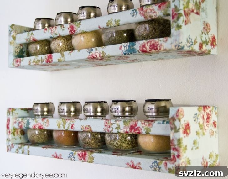 DIY IKEA Spice Rack Redo