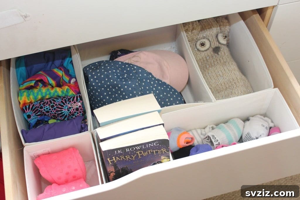 organized drawers