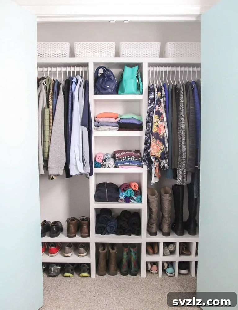 DIY Closet Organizer