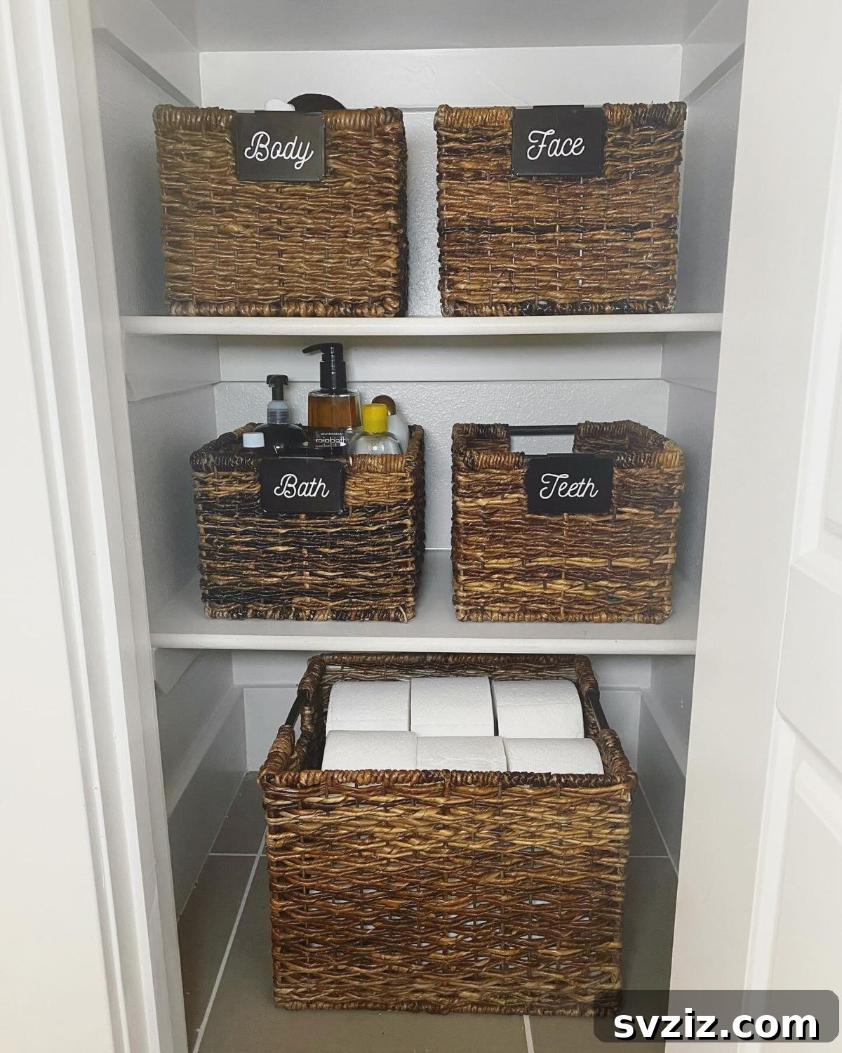 Bathroom Organization Baskets
