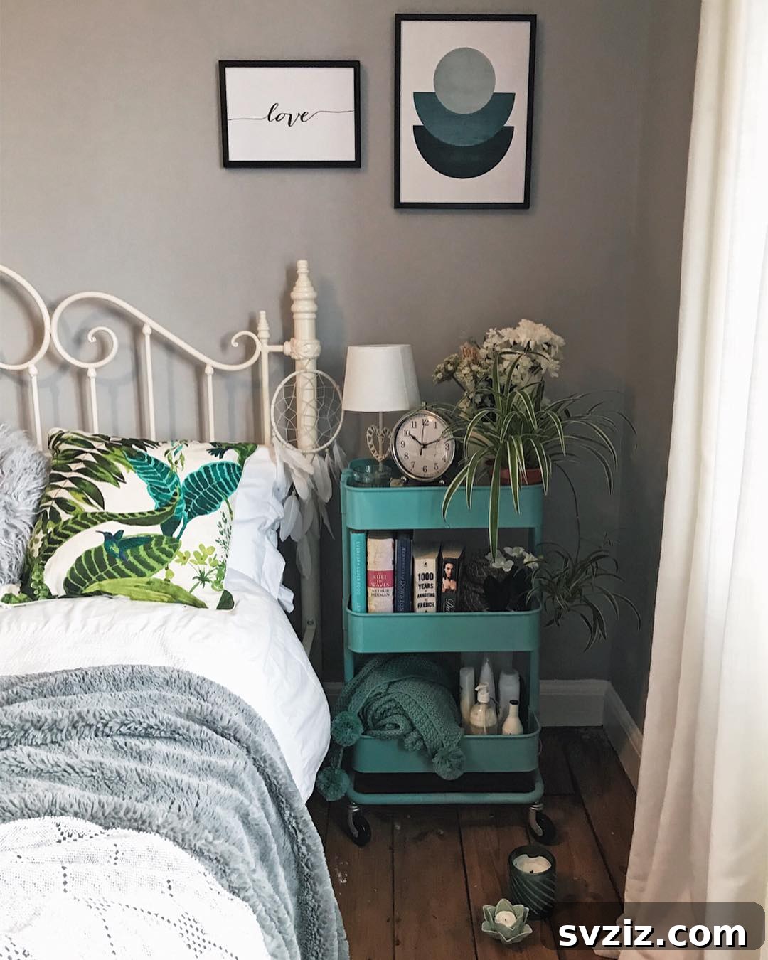 Bedside Table Trolley