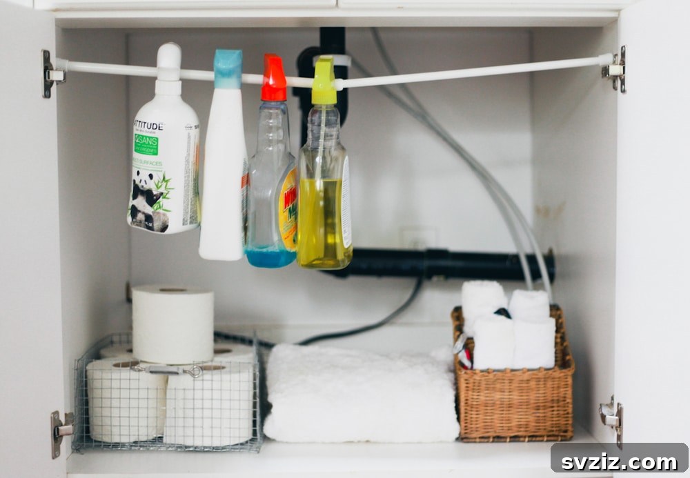 Under the Sink Tension Rod
