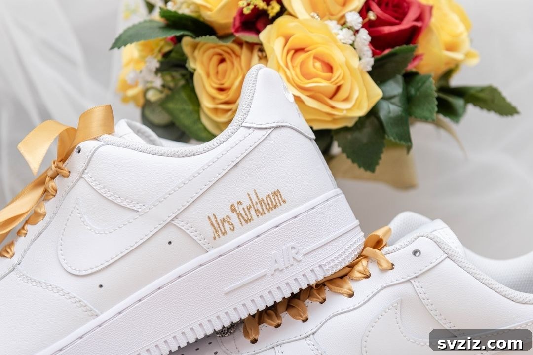 31 Unique Non-Traditional Wedding Ideas 8 bridal sneakers