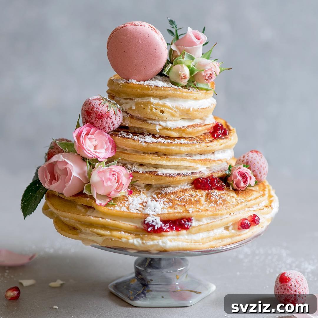31 Unique Non-Traditional Wedding Ideas 9 wedding pancake cake