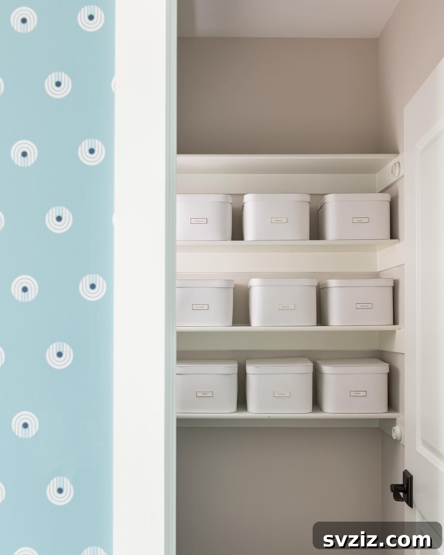 Minimalist Home Office with Clean Lines and Functional Storage