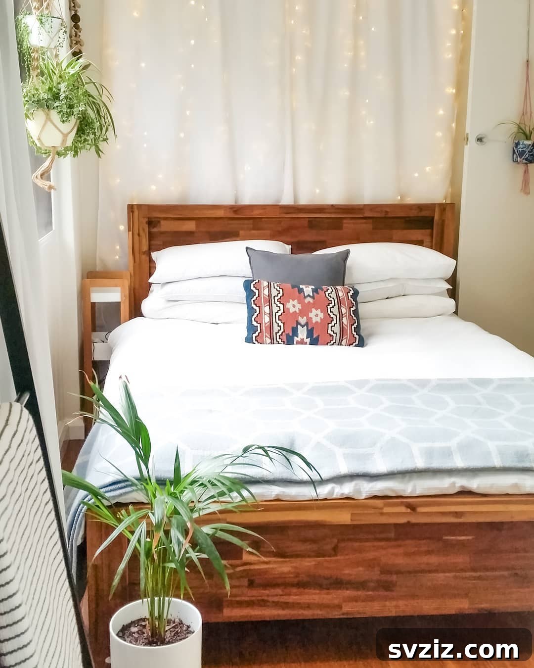 Slim Shelves for Small Bedside Space