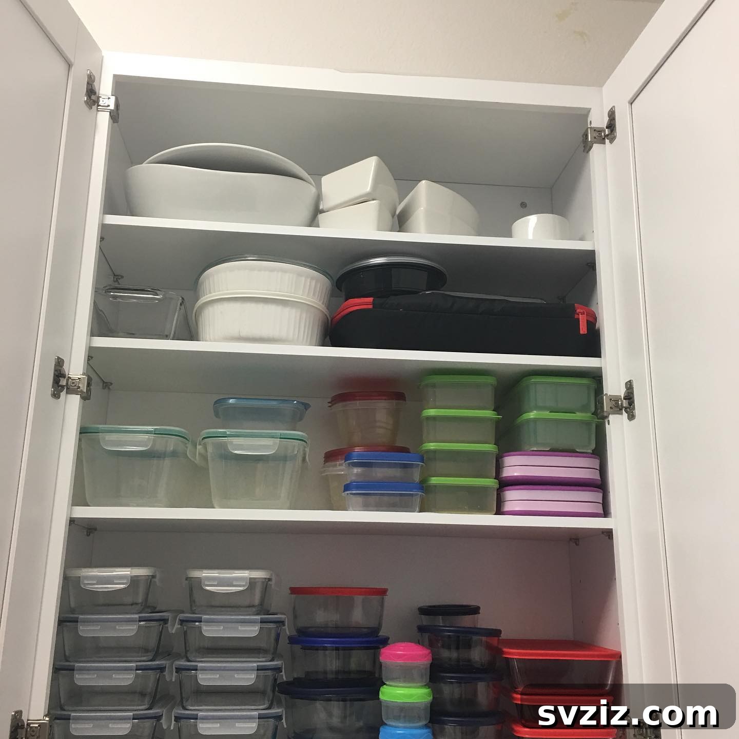 Smart Solutions for Organized Kitchen Cabinets 17 Store Containers together