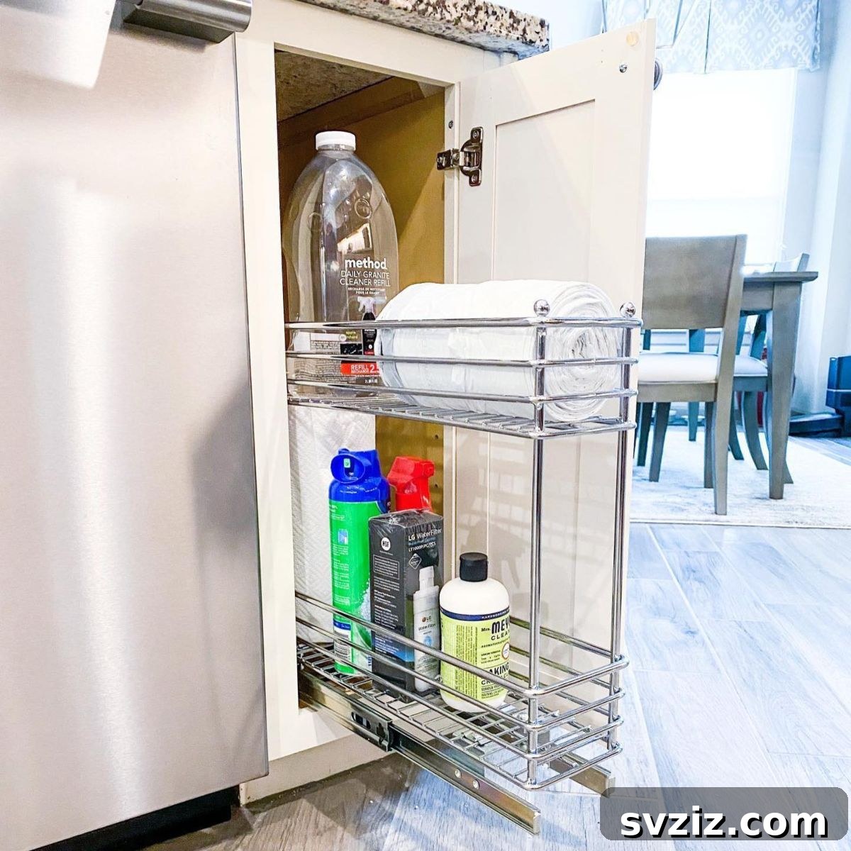 Smart Solutions for Organized Kitchen Cabinets 19 Roll Out Drawers for cabinet corners