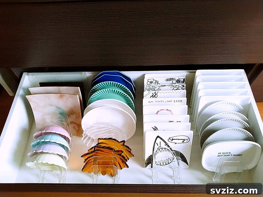 Smart Solutions for Organized Kitchen Cabinets 24 dish stands