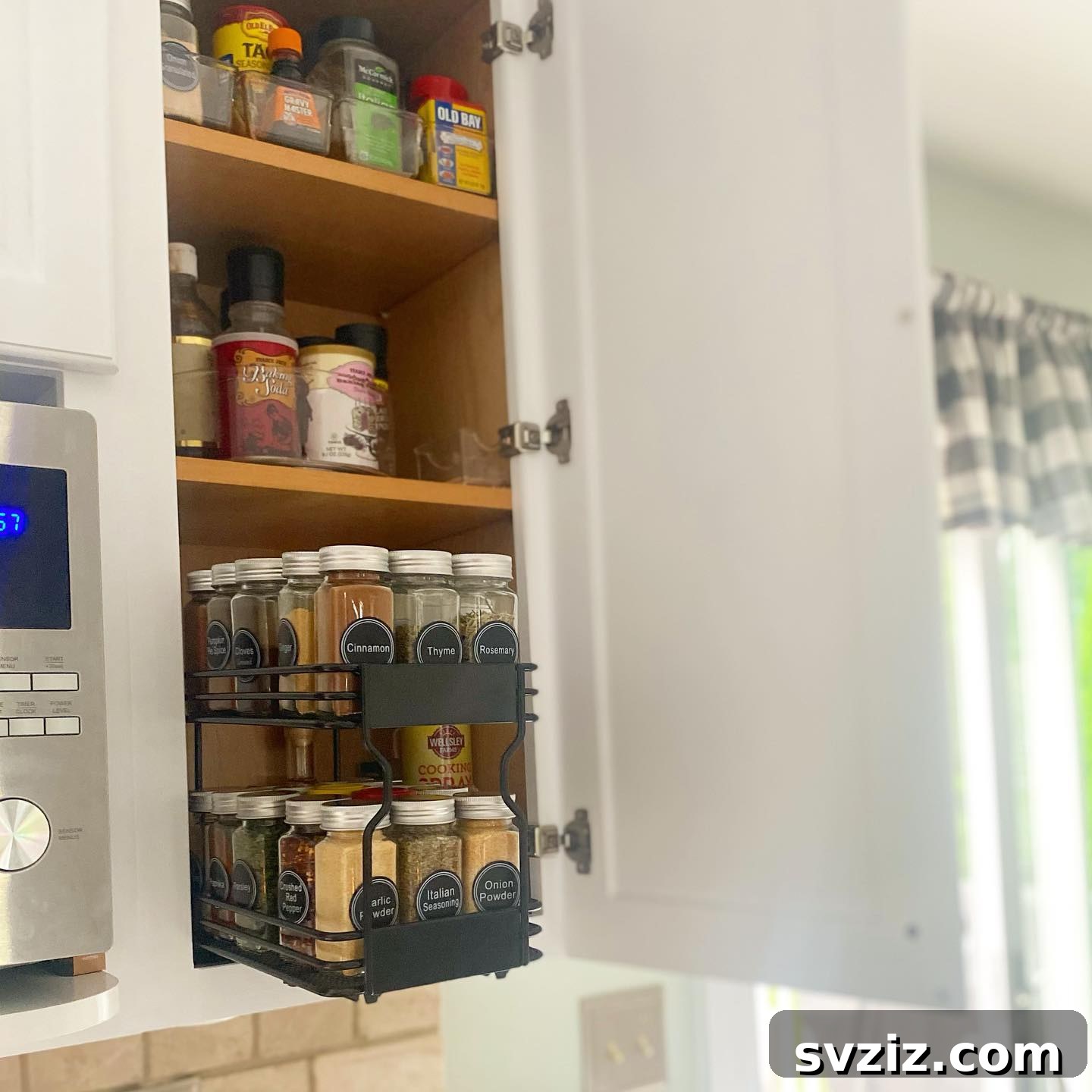 Smart Solutions for Organized Kitchen Cabinets 8 spice organizer