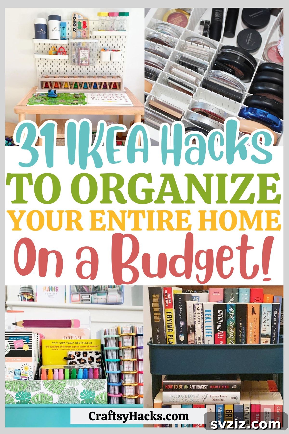 31 Clever IKEA Solutions to Organize Every Room 2 IKEA Hacks to Organize your Home