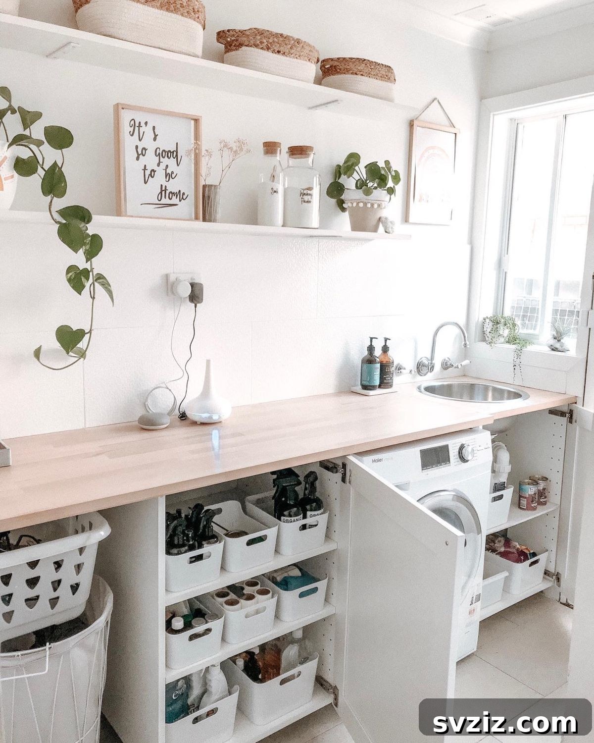 31 Clever IKEA Solutions to Organize Every Room 3 Baskets for Cabinet Organization