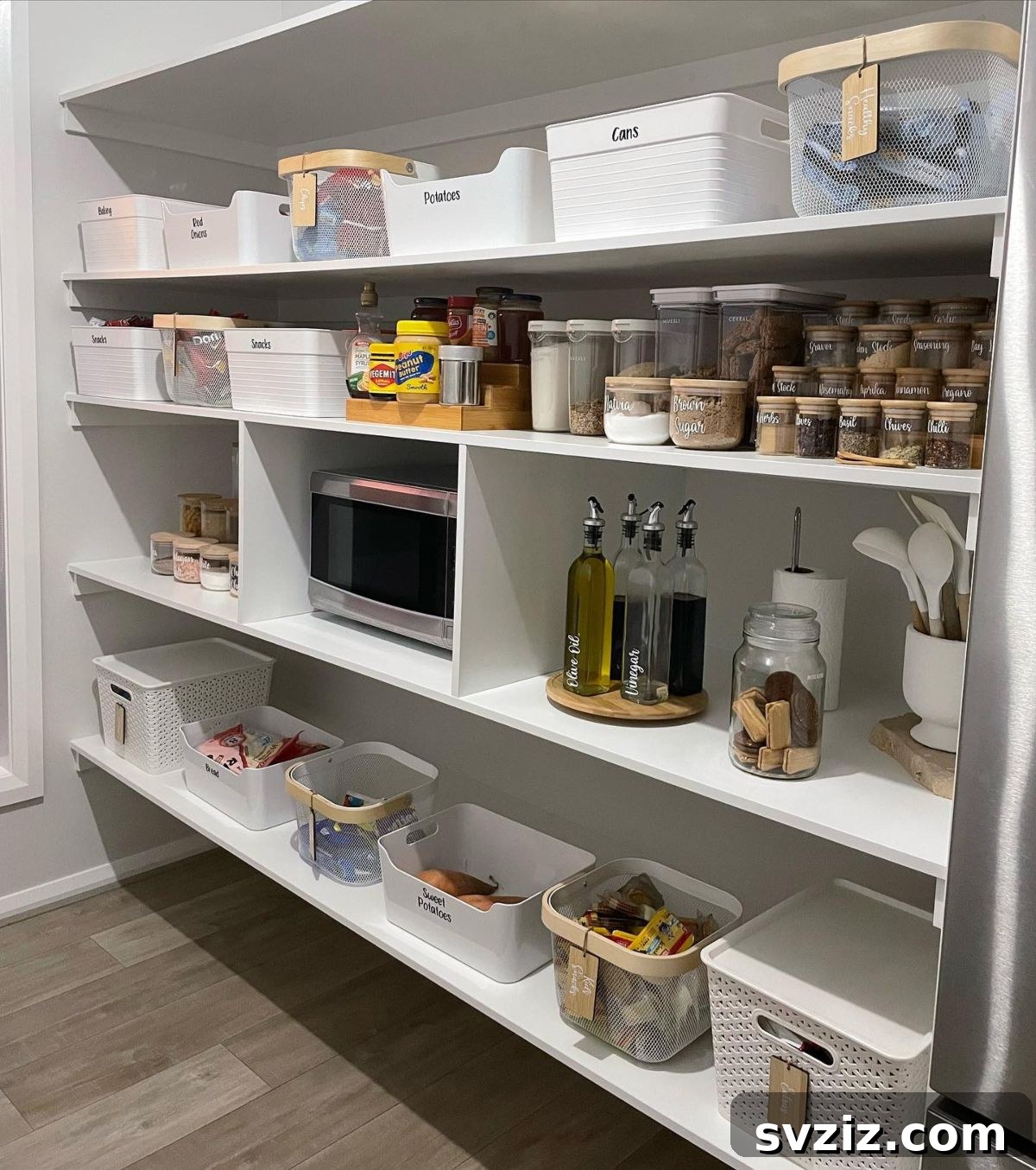 31 Clever IKEA Solutions to Organize Every Room 4 pantry baskets