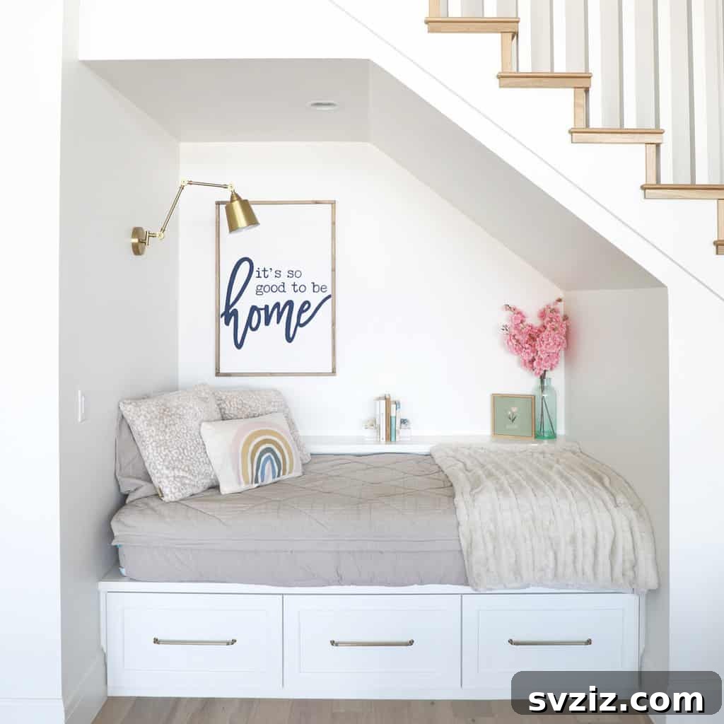 21 Stealthy Storage Solutions to Make Clutter Disappear 22 Cozy Under Stairs Reading Nook with Storage