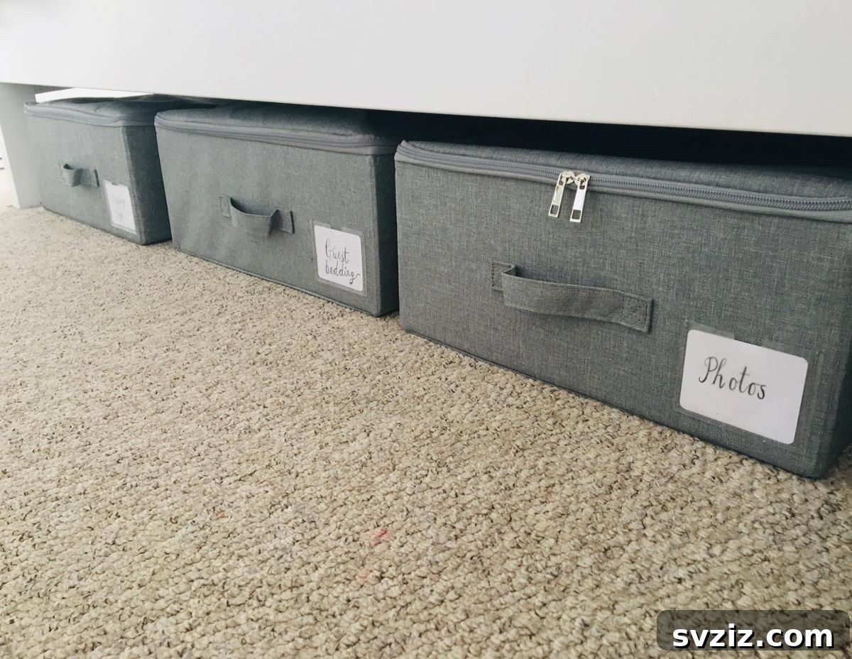 Kiralık Dar Alanlar İçin 31 Akıllı Düzenleme Sırrı 12 Under Bed Storage