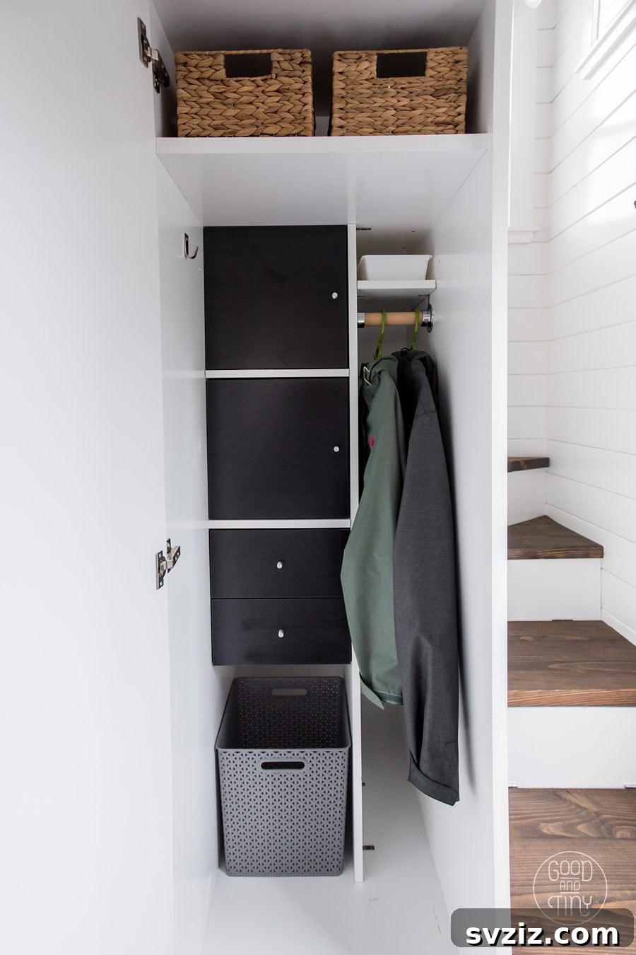 Kiralık Dar Alanlar İçin 31 Akıllı Düzenleme Sırrı 24 vertical storage space