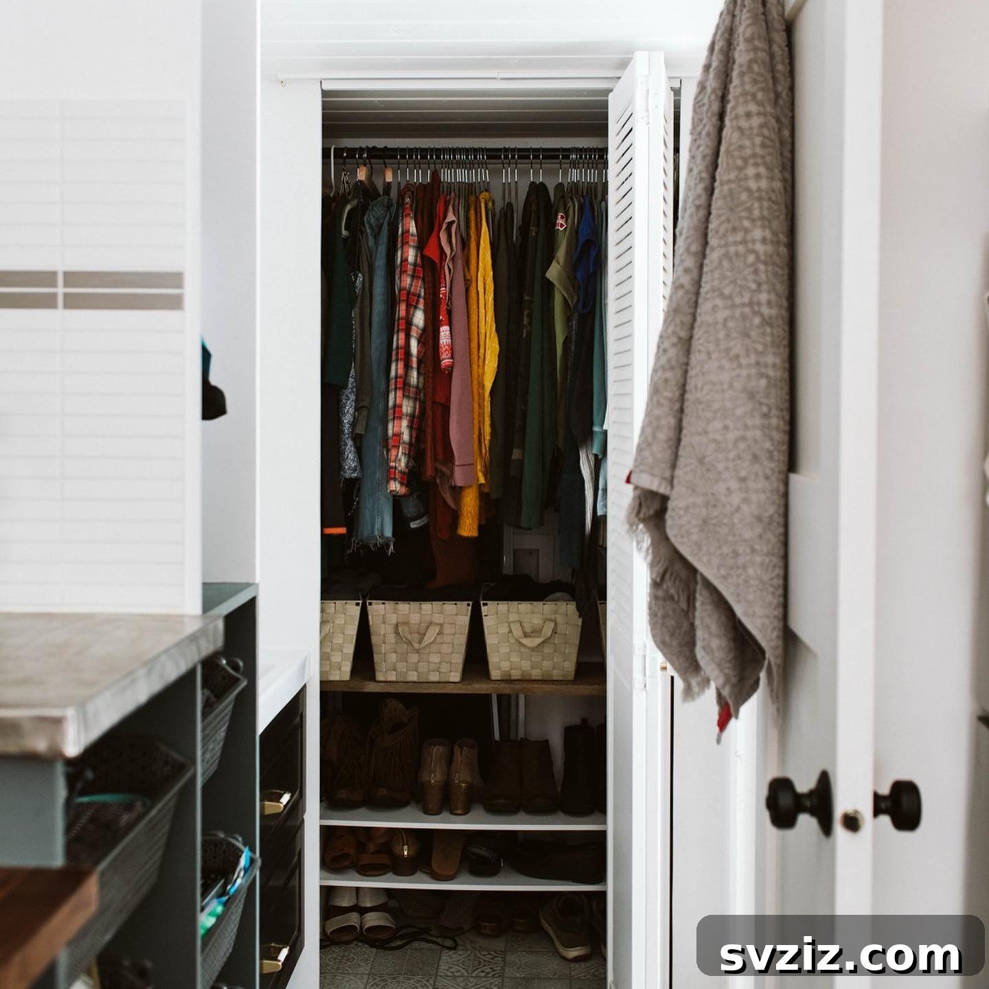 Kiralık Dar Alanlar İçin 31 Akıllı Düzenleme Sırrı 25 Baskets for Closet Organization