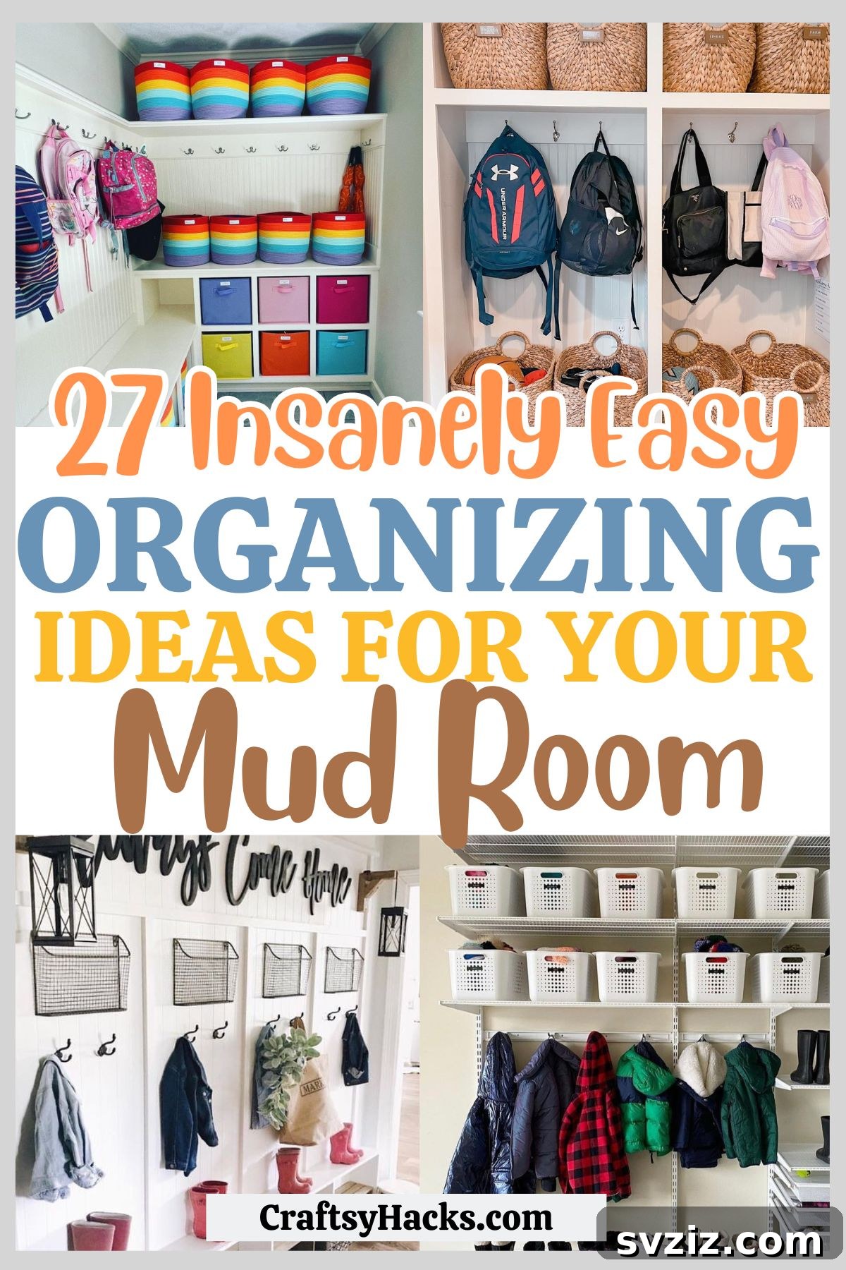 Mudroom Organizing Ideas