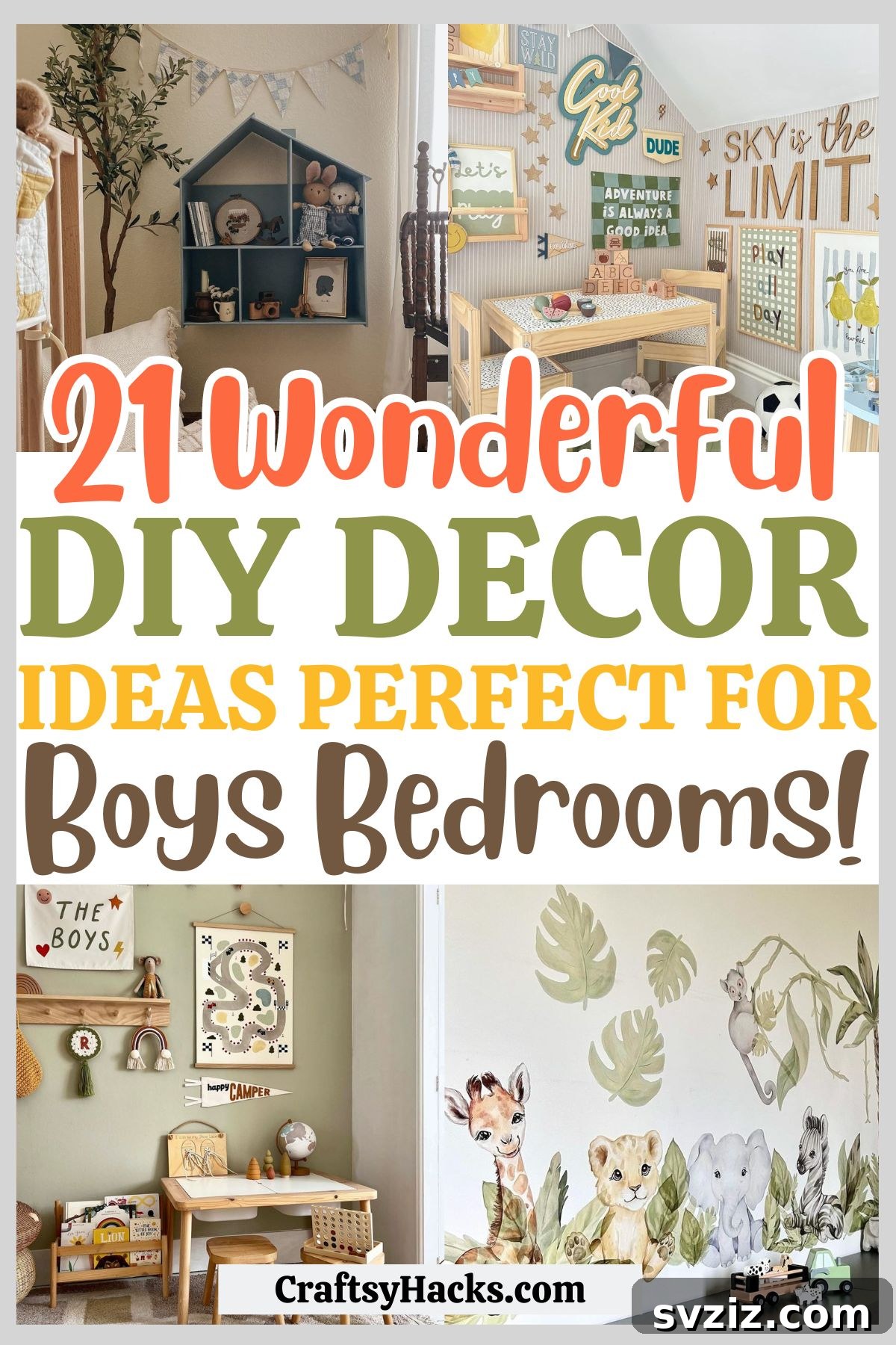 Creative DIY Boy Room Ideas for an Inspiring Bedroom Transformation