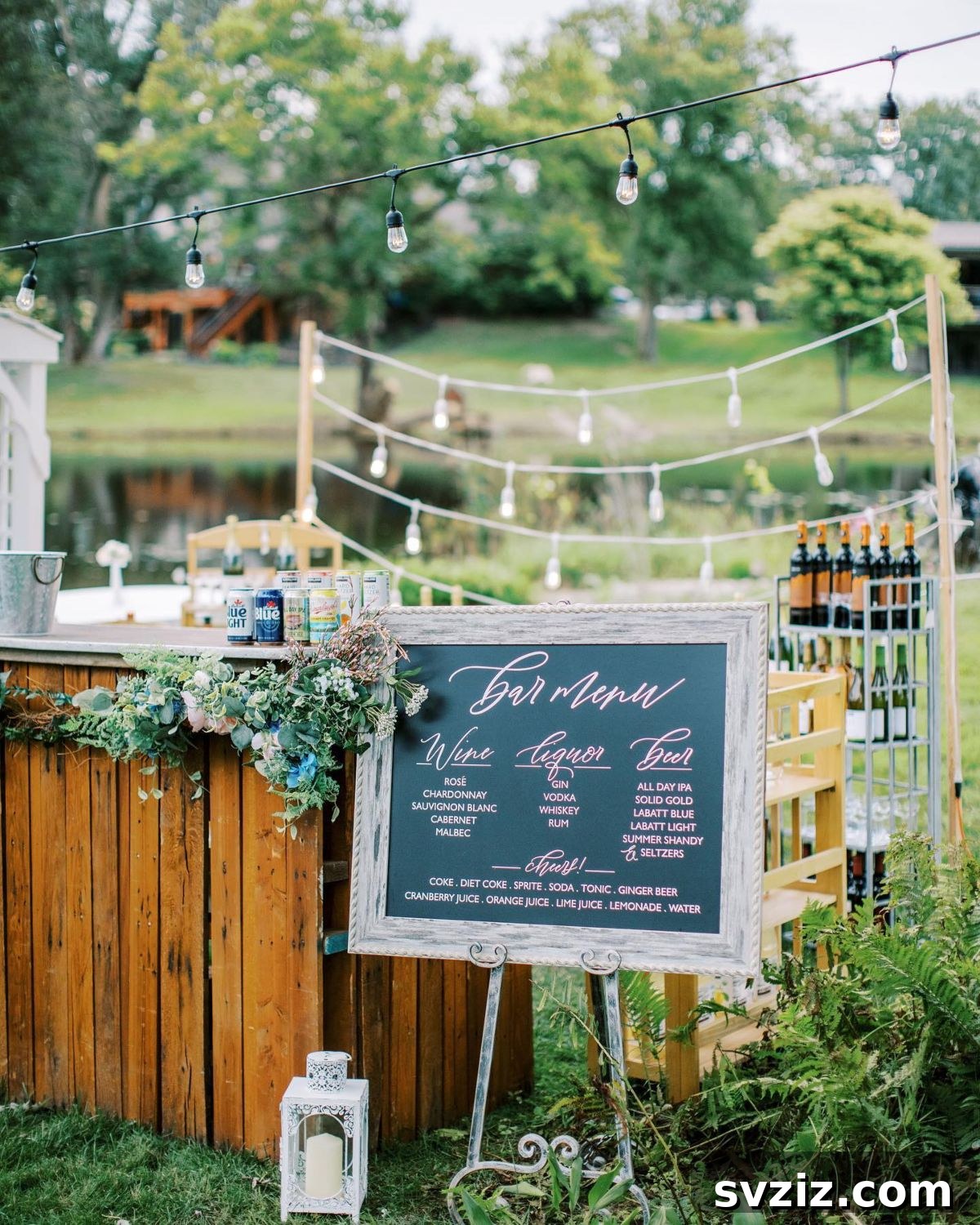 31 Stunning Outdoor Wedding Ideas Without Breaking the Bank 13 Outdoor Backyard Bar for Wedding Refreshments