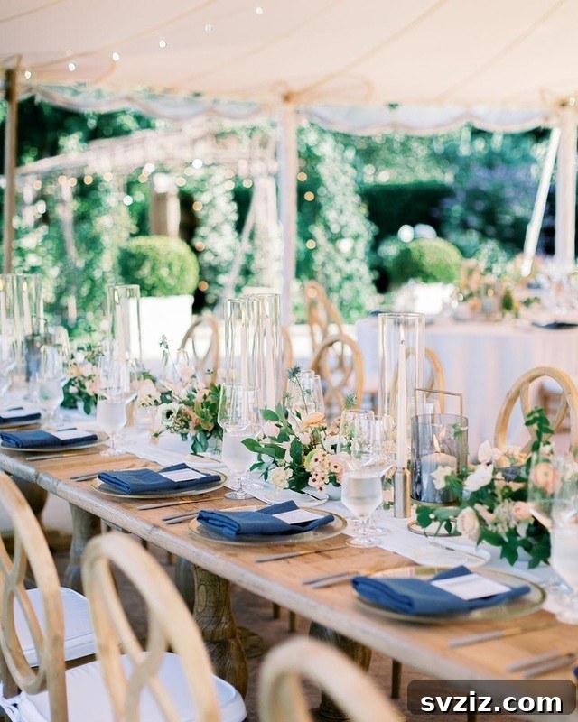 31 Stunning Outdoor Wedding Ideas Without Breaking the Bank 19 Coastal Colors Wedding Table Decor