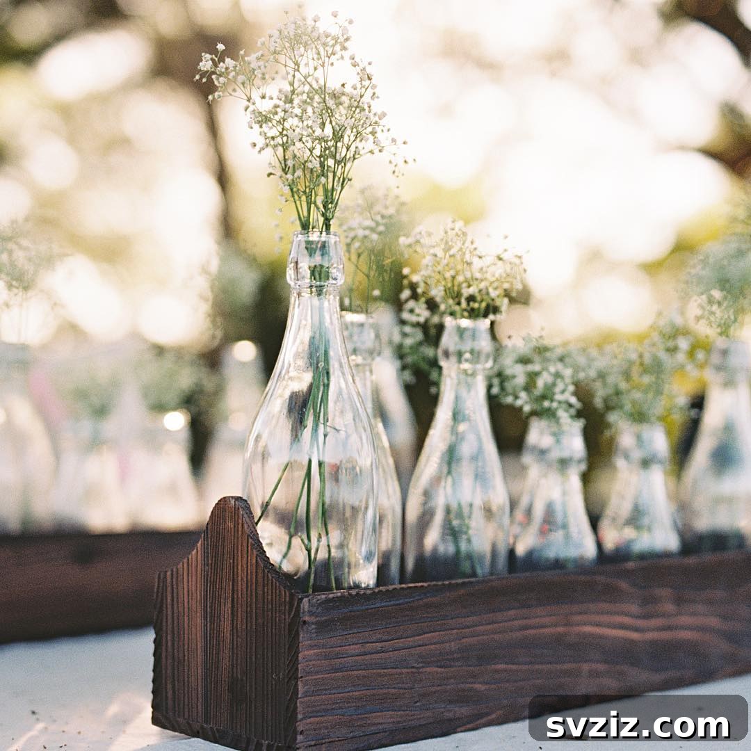 31 Stunning Outdoor Wedding Ideas Without Breaking the Bank 10 Sustainable Beer Bottle Wedding Centerpieces