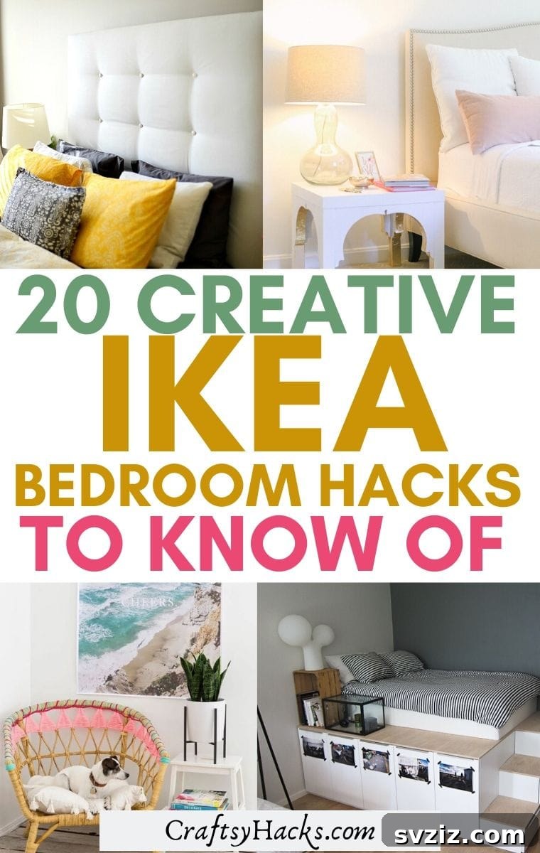20 Genius IKEA Bedroom Transformations You Need Right Now 2 ikea bedroom hacks to transform your space