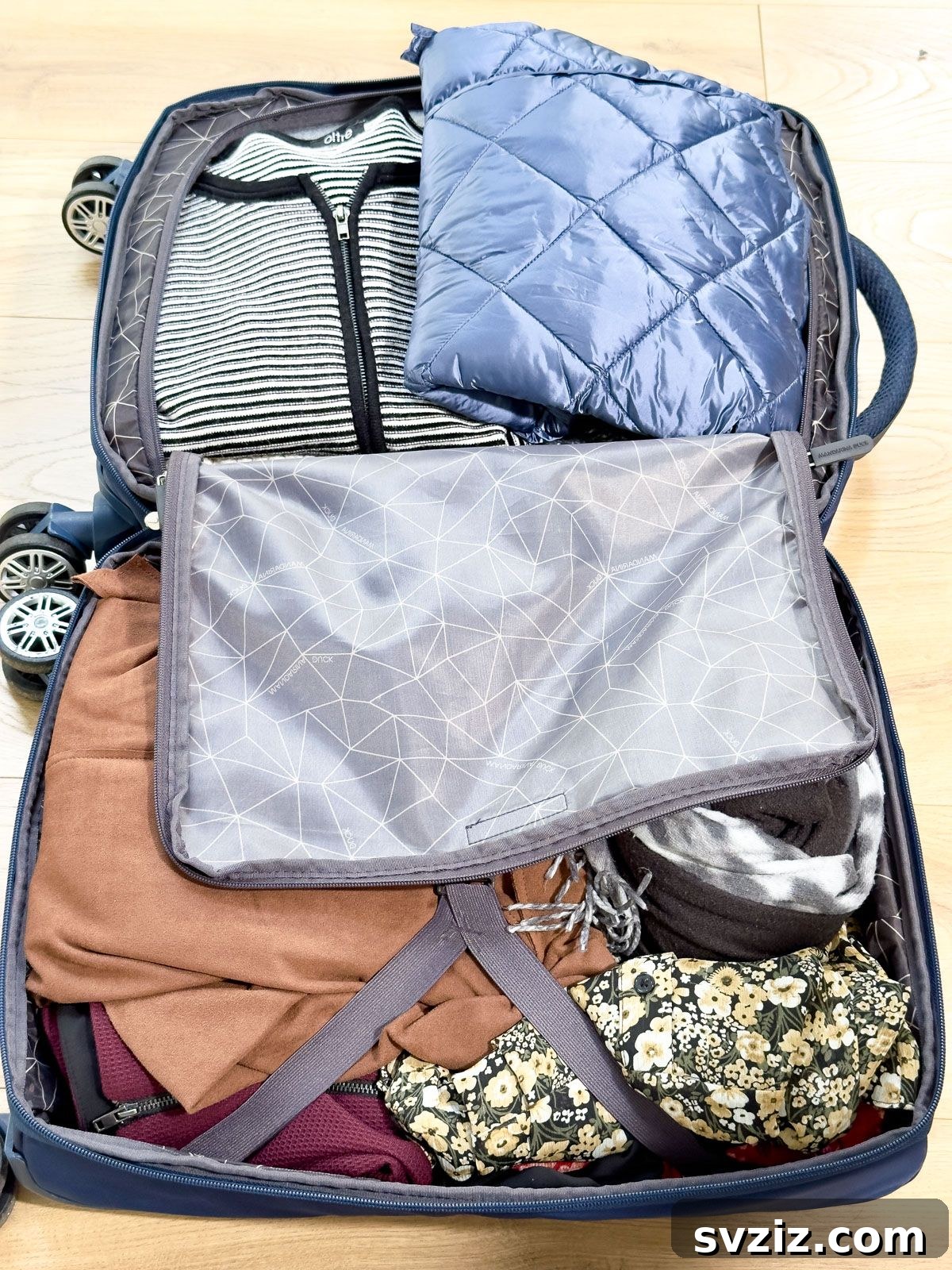 Fill Your Suitcase with Off-Season Clothes for Clever Storage