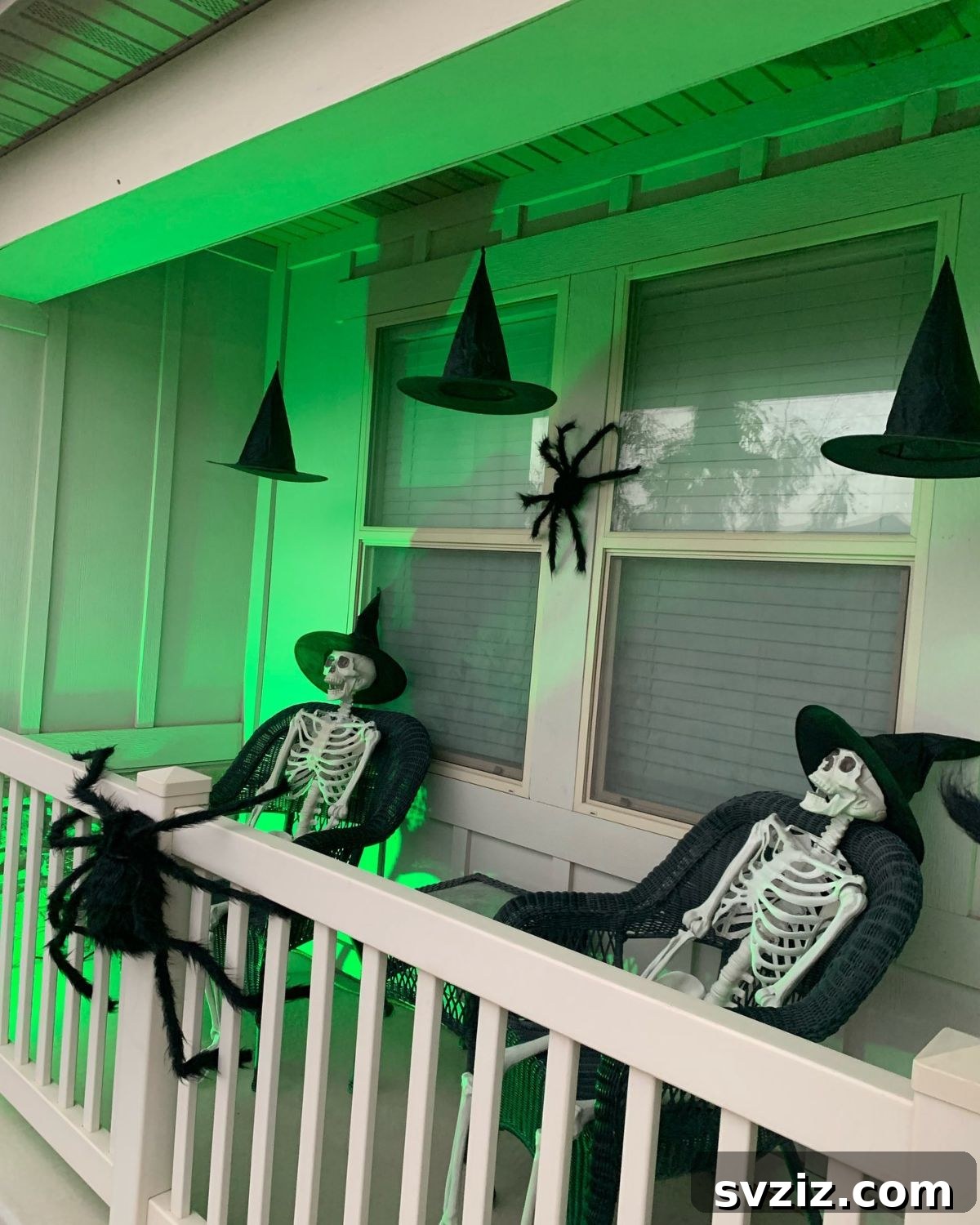 coloured floor lights for Halloween