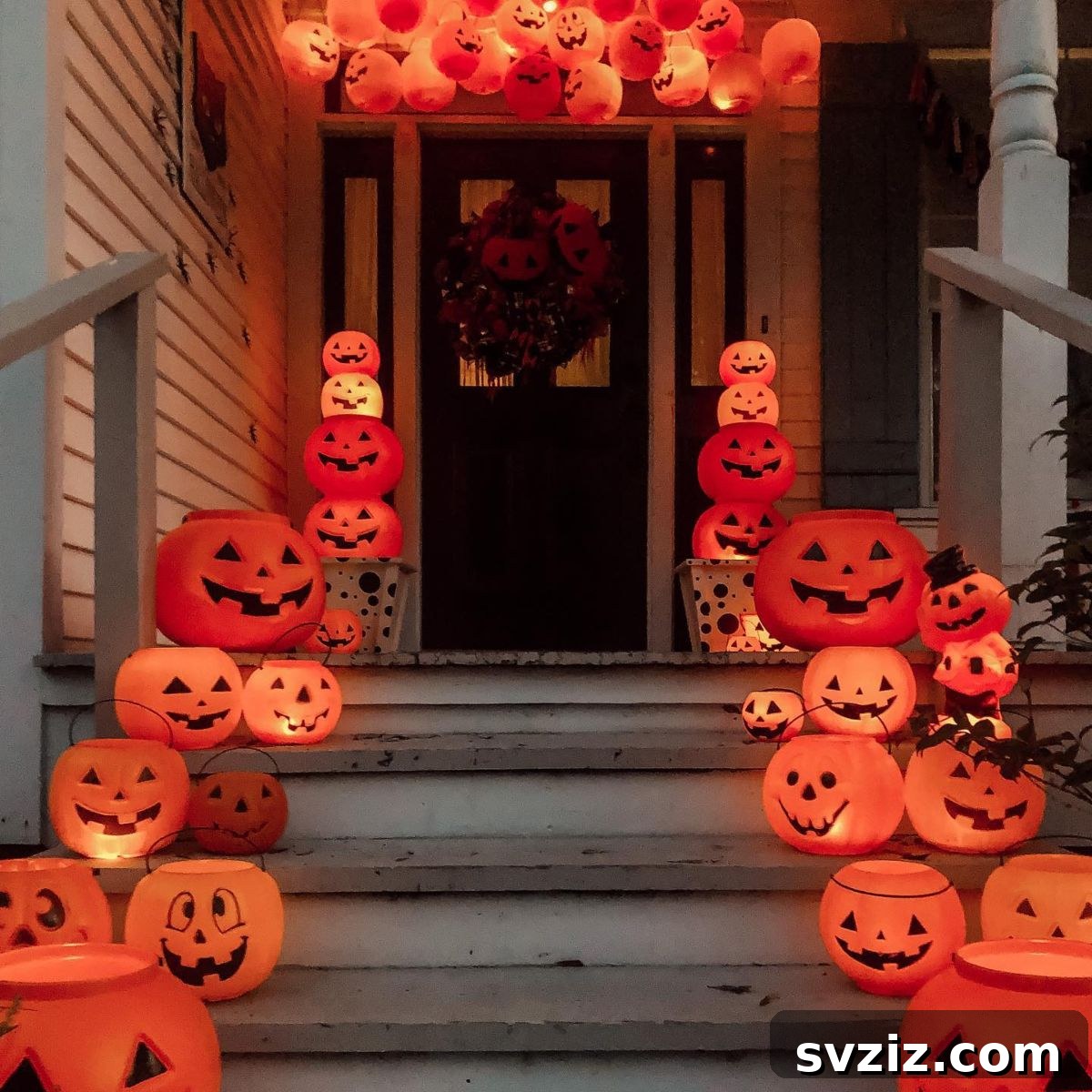 LED Pumpkins Halloween decor