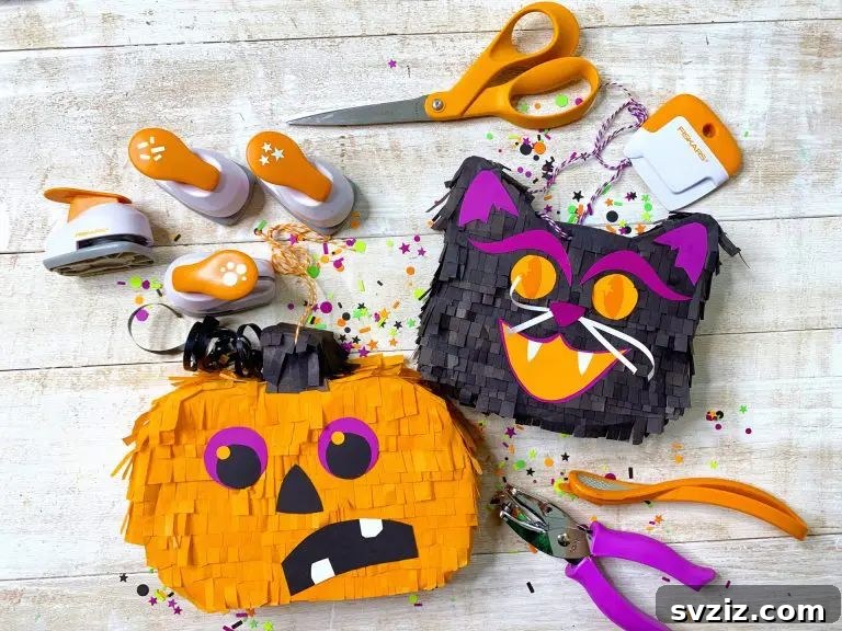 31 Terrifying Halloween Bash Concepts 25 Cute DIY Halloween pinata shaped like an animal