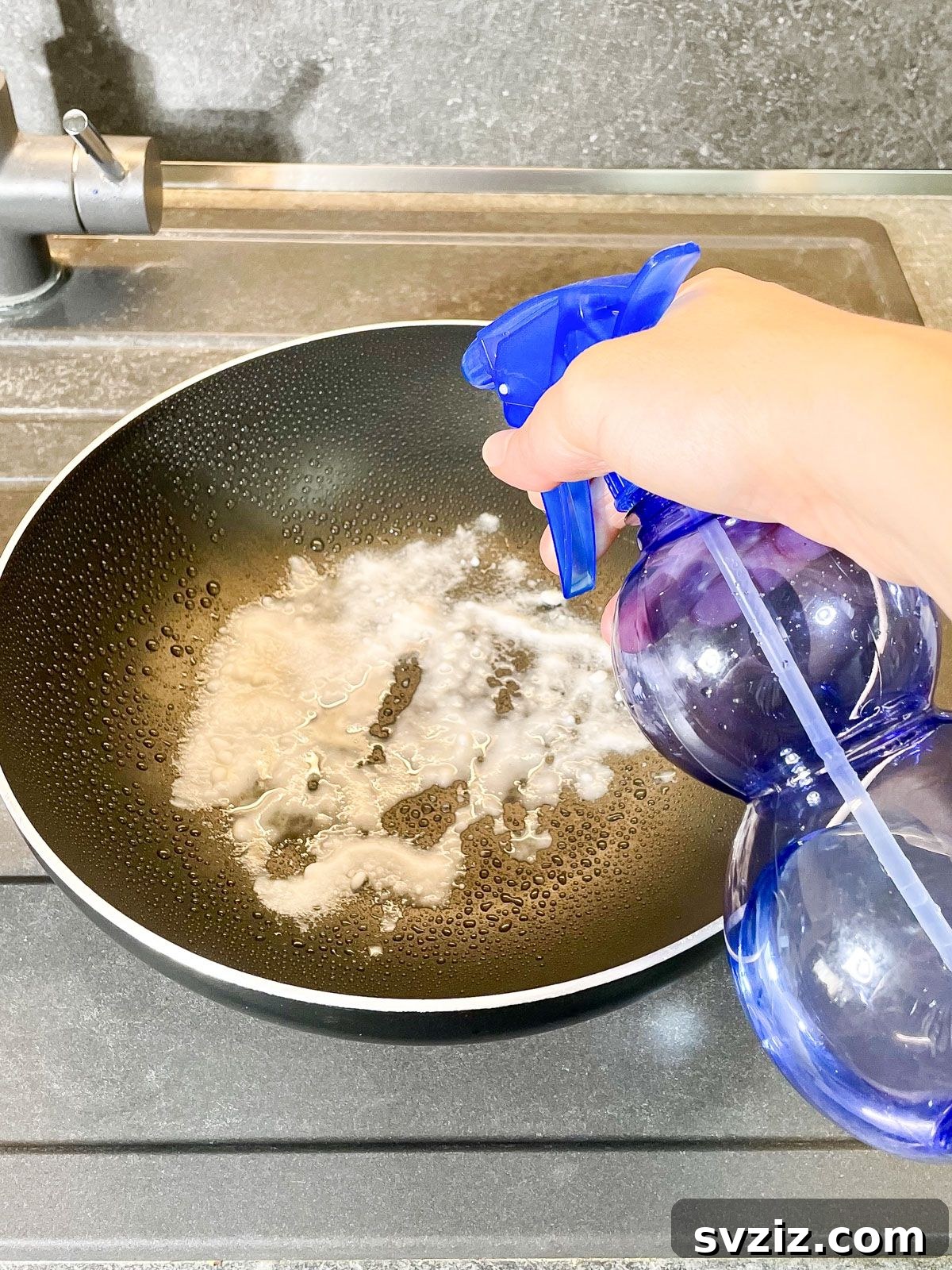 Clean Burnt Pans with Baking Soda and Hydrogen Peroxide
