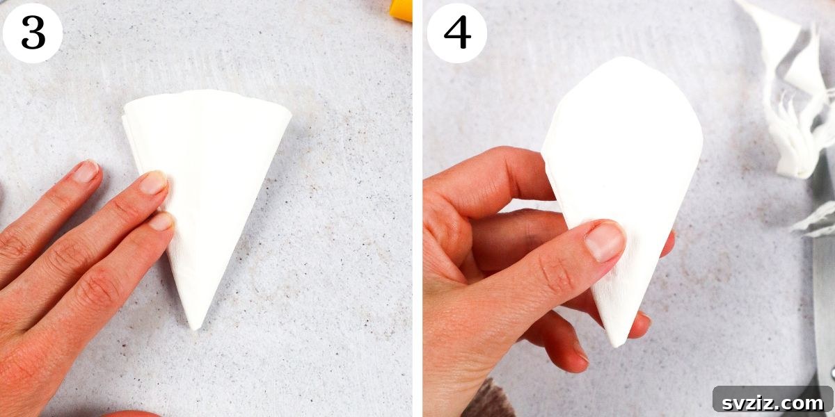 fold the coffee filter 
