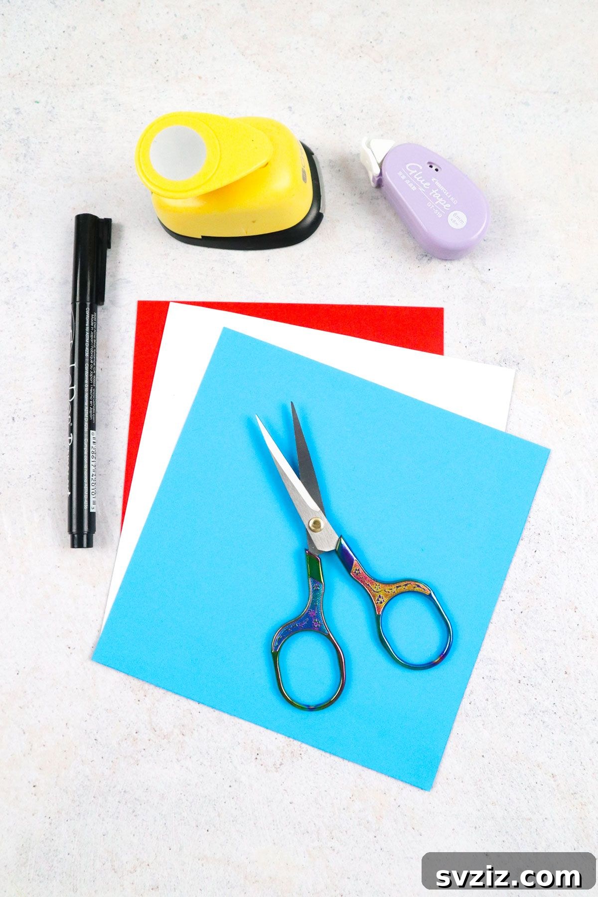craft supplies for origami bookmark, paper craft materials