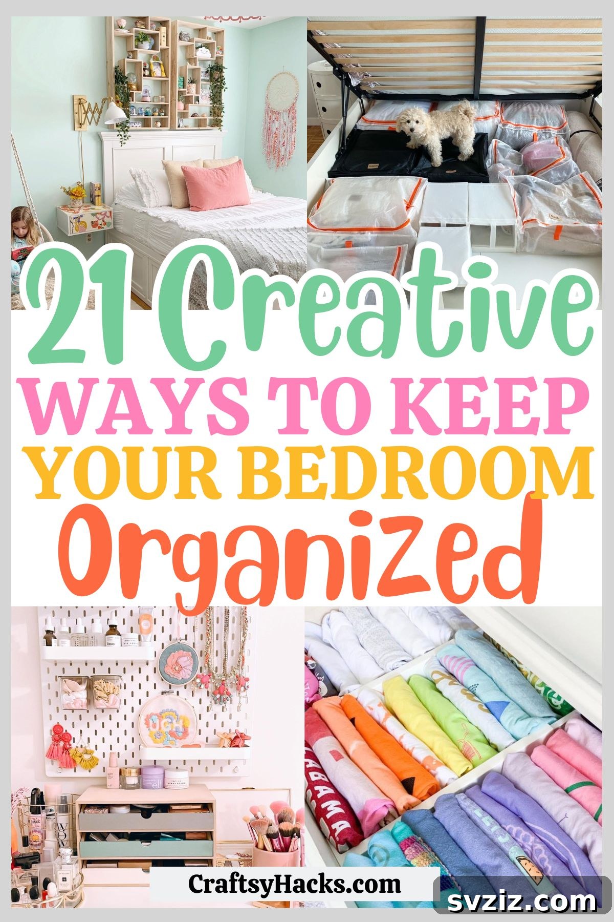 Yatak Odanızı Ferahlatacak ve Düzenleyecek 21 Akıllı İpucu 2 Revitalize your bedroom with these creative storage and organization ideas! Discover smart shelving, chic solutions, and inspirational ways to combine functionality with style for a truly organized space.