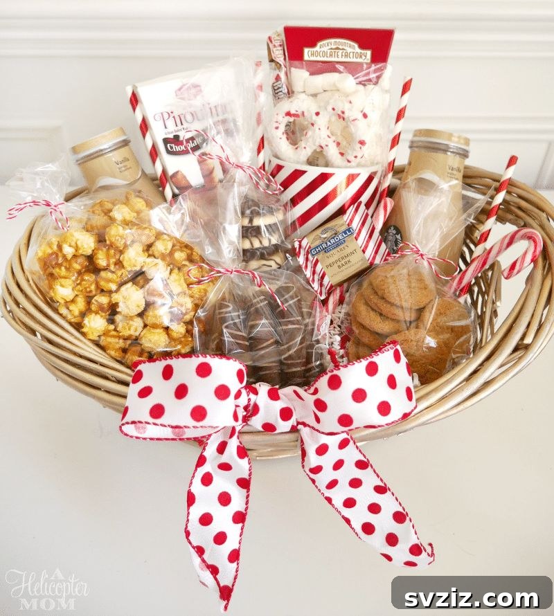 snacks Christmas basket