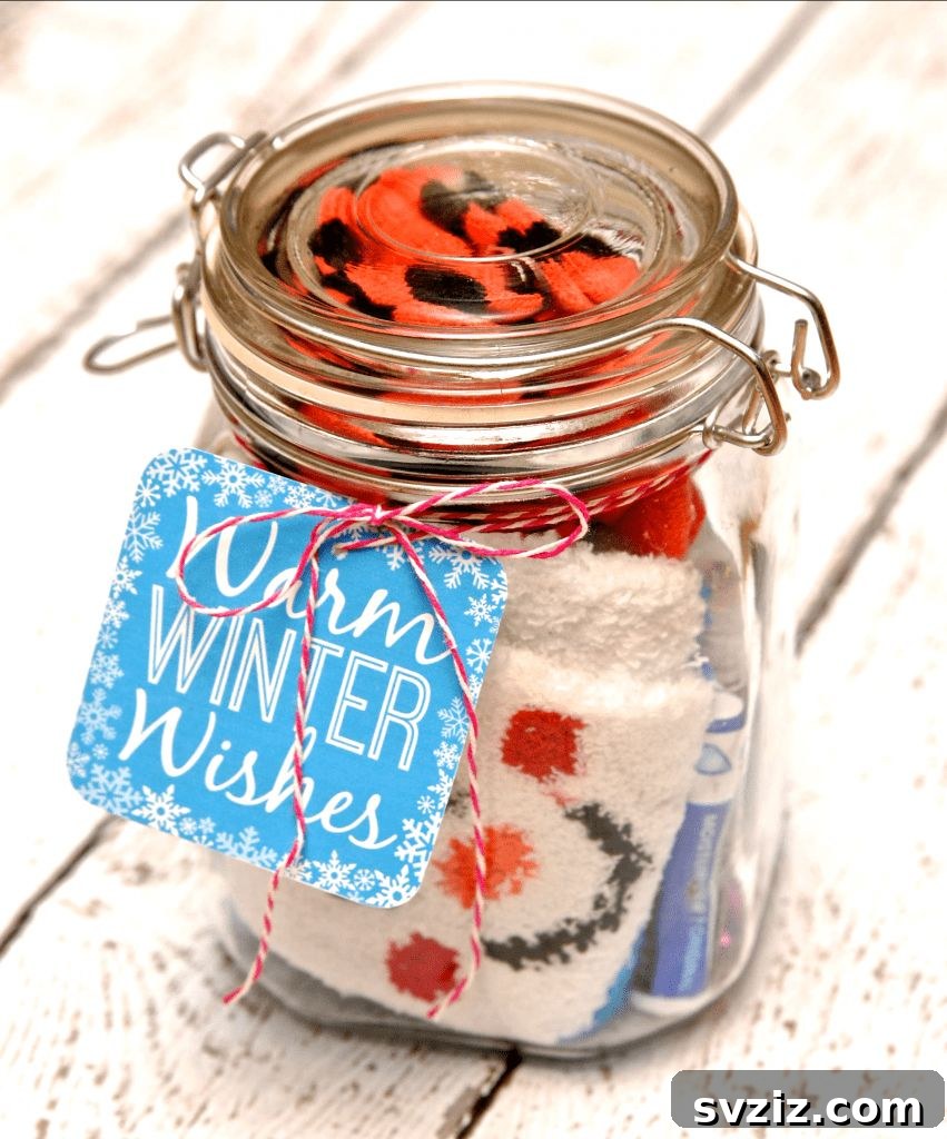 winter Christmas basket