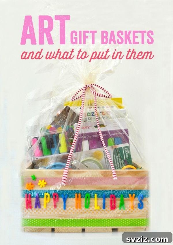 arts and crafts Christmas basket