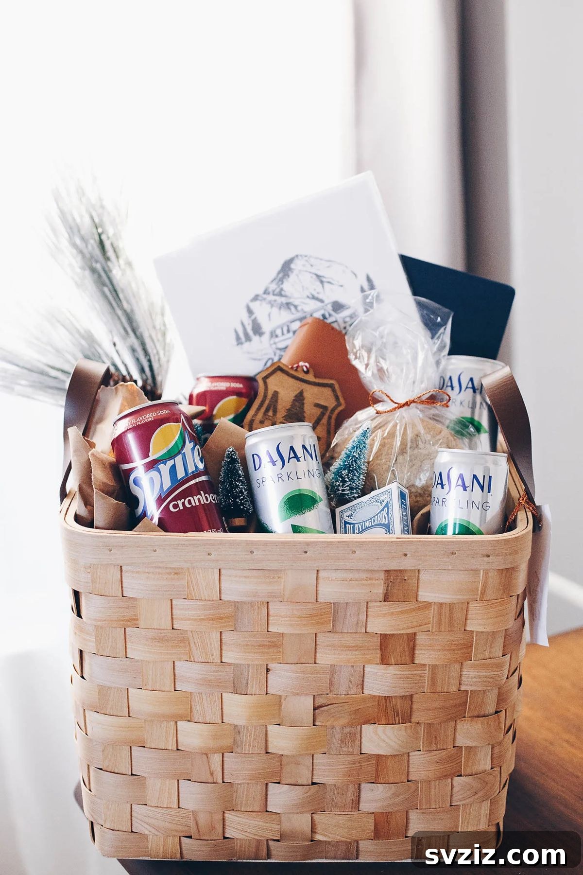 road trip kit Christmas basket