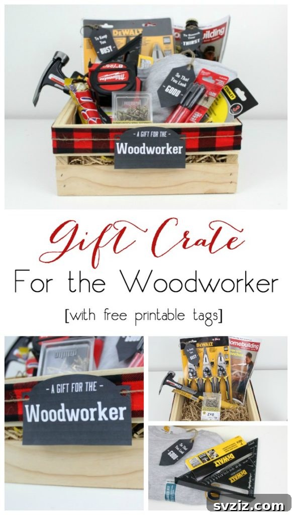 woodworker Christmas basket
